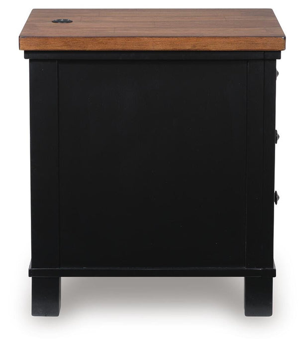 Wildenauer Chairside End Table - US Furniture & Mattress (Waterbury,CT)*