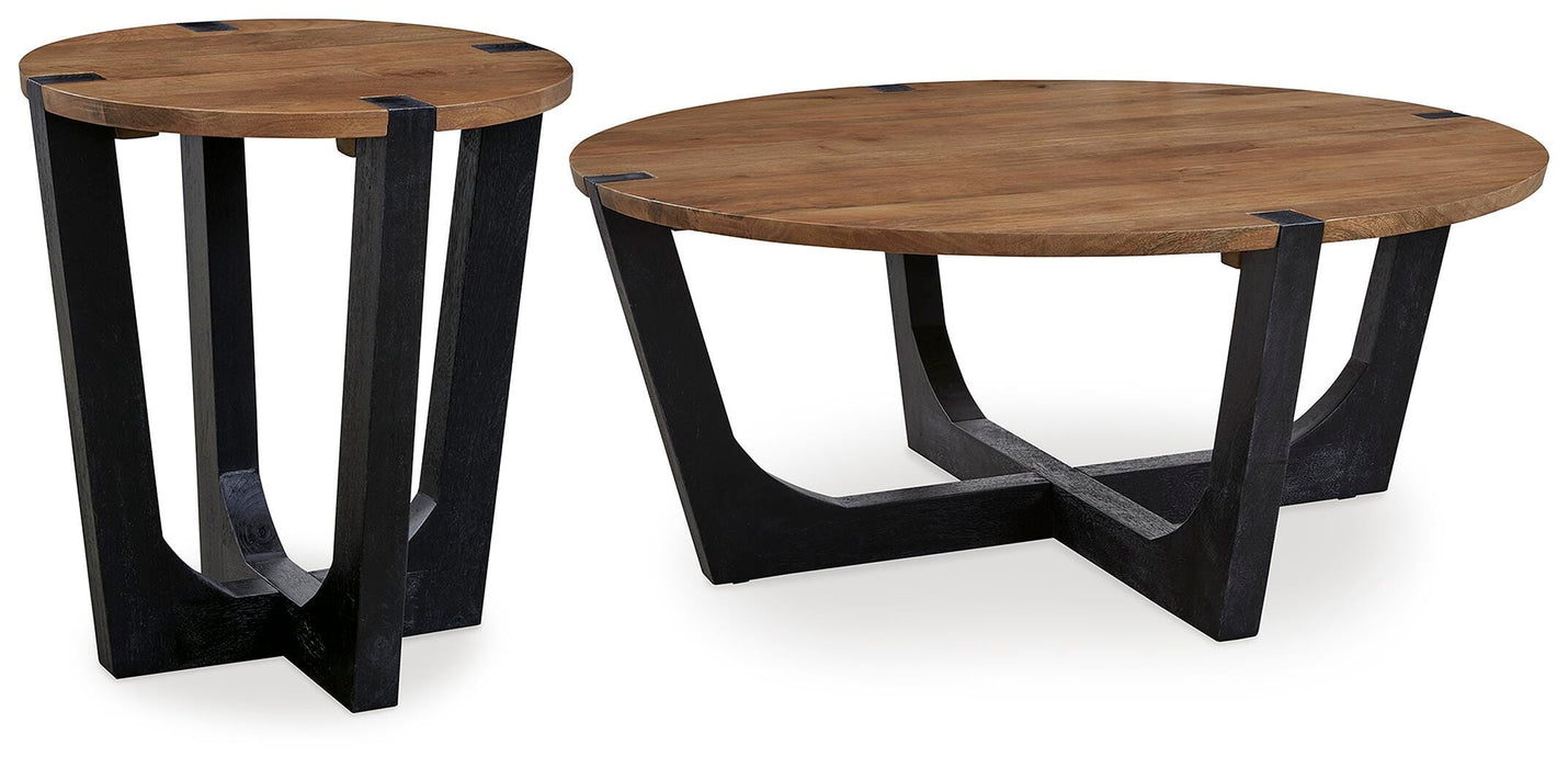 Hanneforth Occasional Table Set - US Furniture & Mattress (Waterbury,CT)*