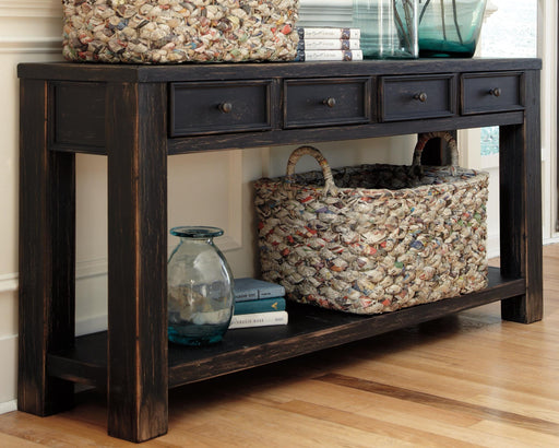Gavelston Sofa/Console Table - US Furniture & Mattress (Waterbury,CT)*