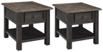 Tyler Creek End Table Set - US Furniture & Mattress (Waterbury,CT)*