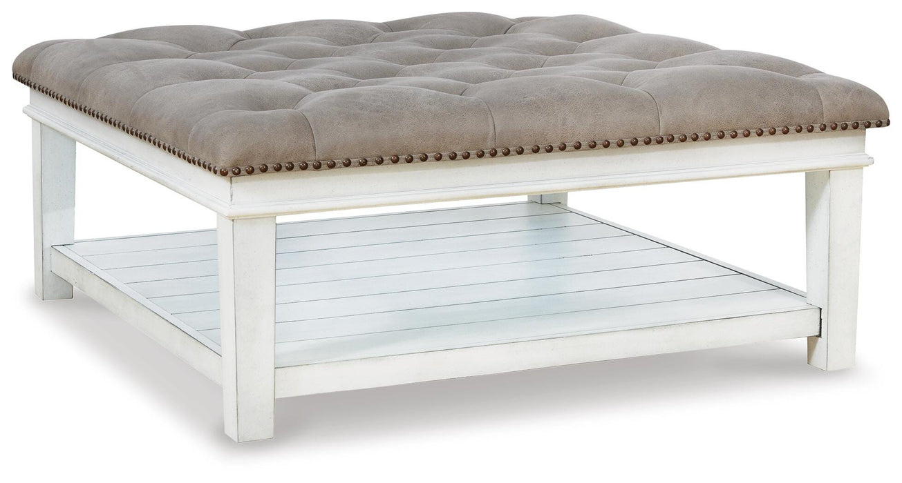 Kanwyn Upholstered Ottoman Coffee Table - US Furniture & Mattress (Waterbury,CT)*