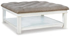Kanwyn Upholstered Ottoman Coffee Table - US Furniture & Mattress (Waterbury,CT)*
