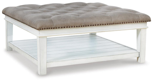 Kanwyn Upholstered Ottoman Coffee Table - US Furniture & Mattress (Waterbury,CT)*