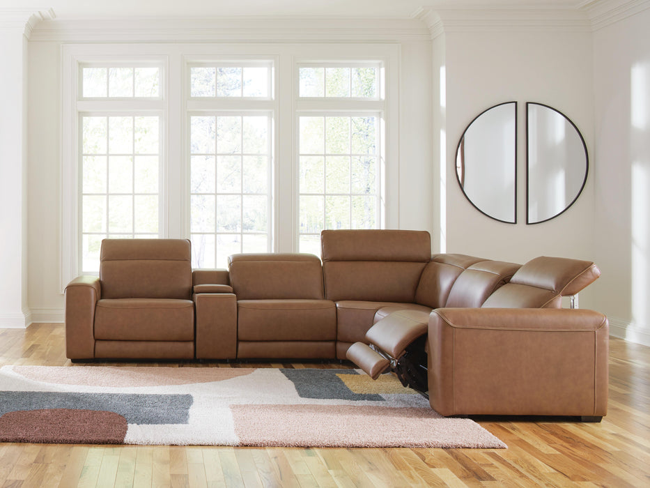 Magic Man 5-Piece Power Reclining Sectional - US Furniture & Mattress (Waterbury,CT)*