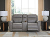 5Z-Comfort Power Reclining Loveseat with Console - US Furniture & Mattress (Waterbury,CT)*