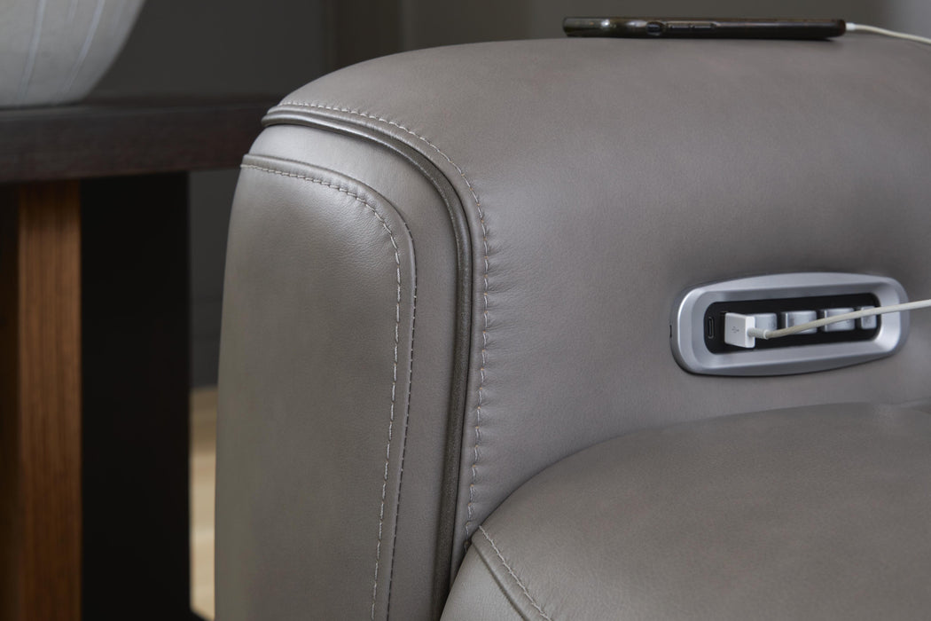 5Z-Comfort Power Reclining Loveseat with Console - US Furniture & Mattress (Waterbury,CT)*