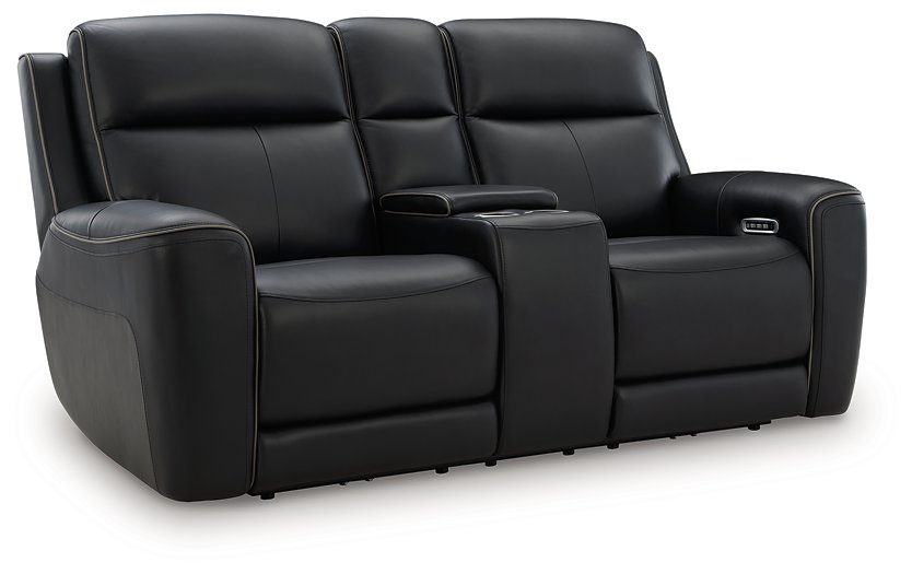 5Z-Comfort Power Reclining Loveseat with Console - US Furniture & Mattress (Waterbury,CT)*
