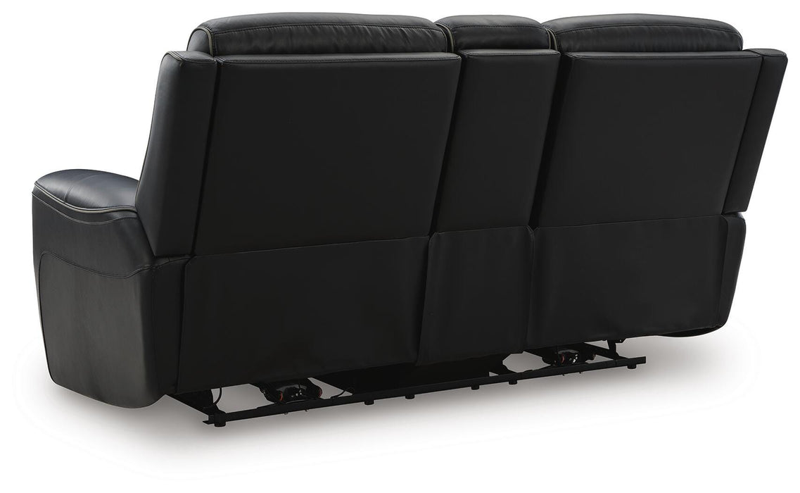 5Z-Comfort Power Reclining Loveseat with Console - US Furniture & Mattress (Waterbury,CT)*