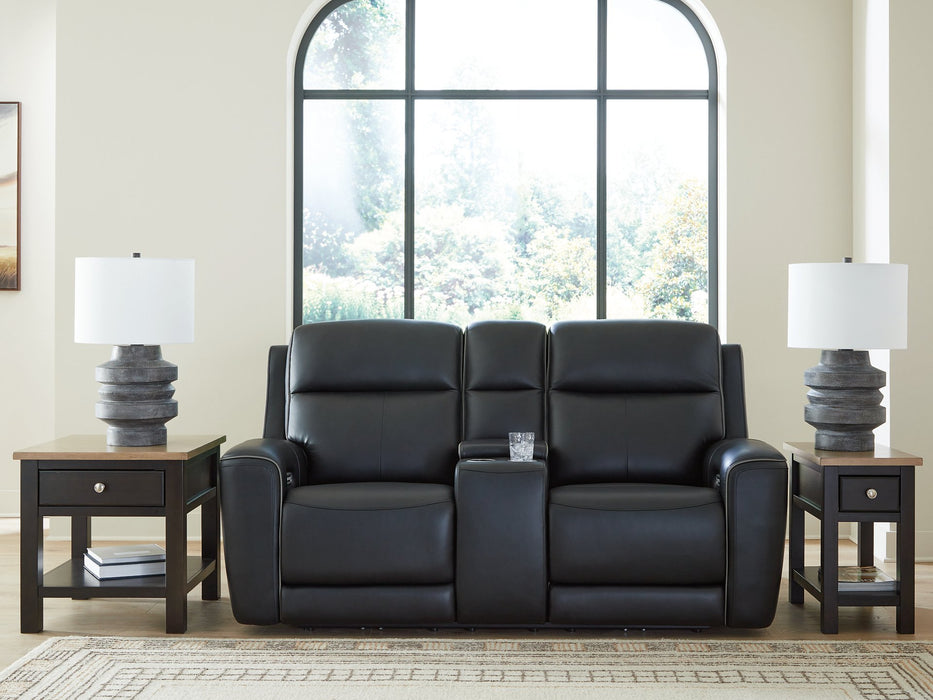 5Z-Comfort Power Reclining Loveseat with Console - US Furniture & Mattress (Waterbury,CT)*