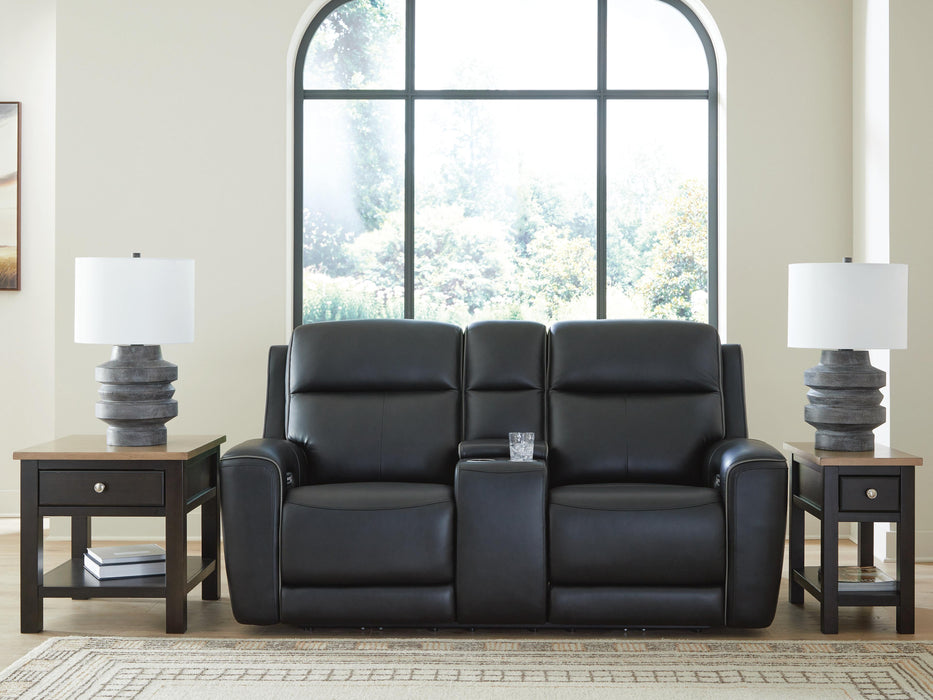 5Z-Comfort Power Reclining Loveseat with Console - US Furniture & Mattress (Waterbury,CT)*