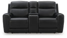 5Z-Comfort Power Reclining Loveseat with Console - US Furniture & Mattress (Waterbury,CT)*