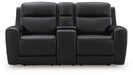 5Z-Comfort Power Reclining Loveseat with Console - US Furniture & Mattress (Waterbury,CT)*