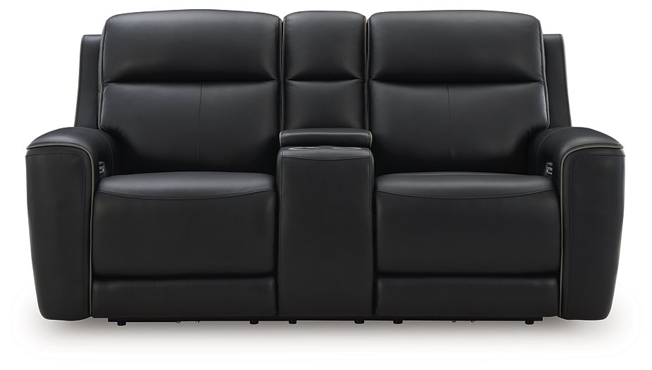 5Z-Comfort Power Reclining Loveseat with Console - US Furniture & Mattress (Waterbury,CT)*