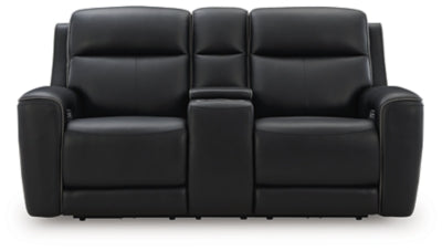 5Z-Relaxation Power Reclining Loveseat with Console - US Furniture & Mattress (Waterbury,CT)*