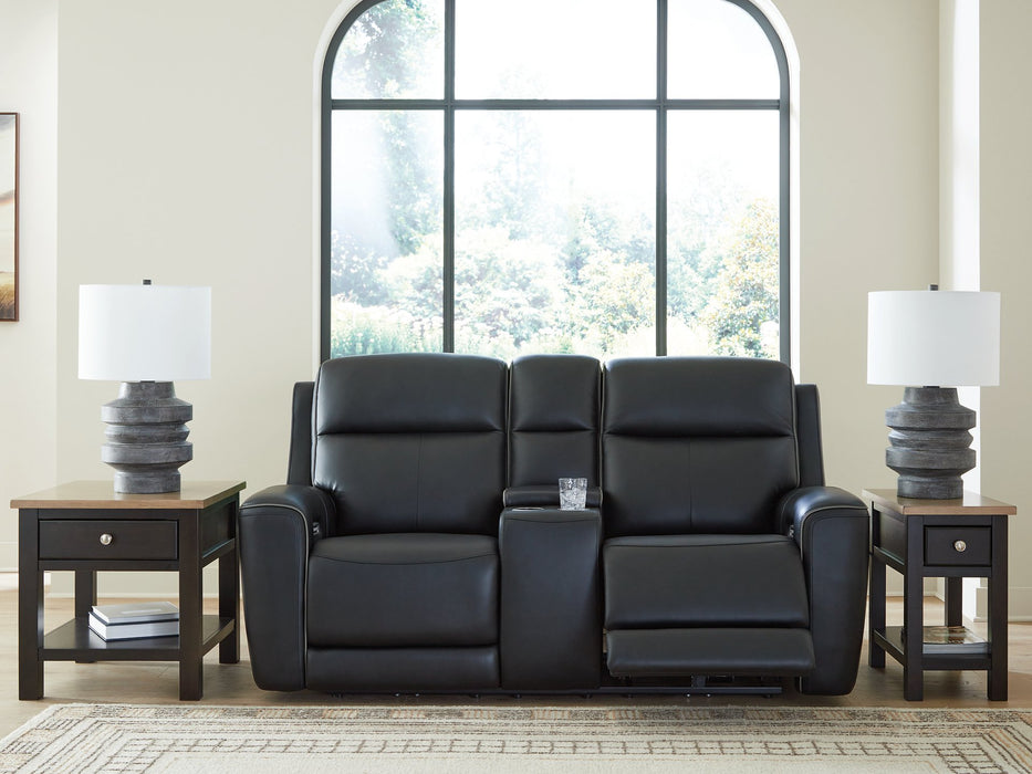 5Z-Comfort Power Reclining Loveseat with Console - US Furniture & Mattress (Waterbury,CT)*