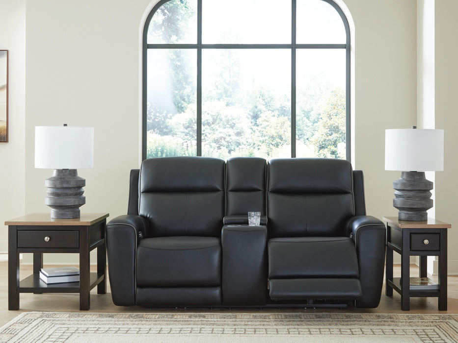 5Z-Comfort Power Reclining Loveseat with Console - US Furniture & Mattress (Waterbury,CT)*