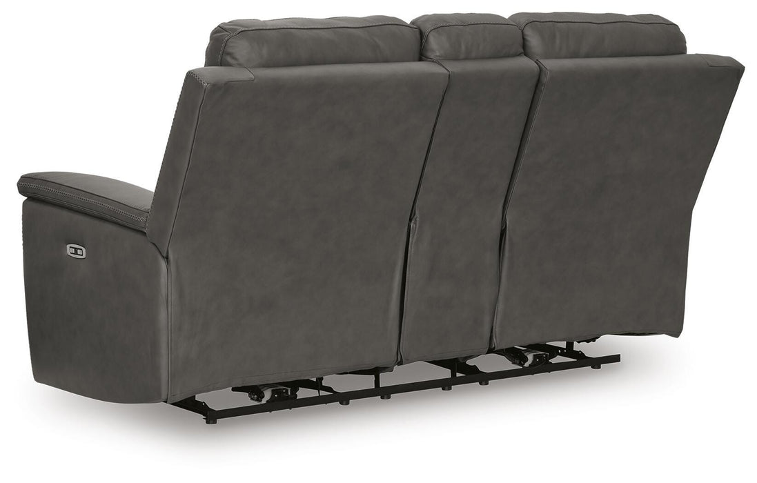 Bleckley Power Reclining Loveseat with Console - US Furniture & Mattress (Waterbury,CT)*
