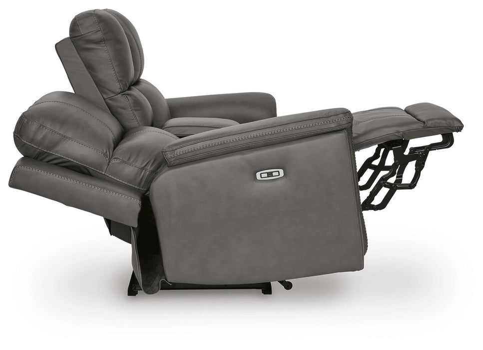 Bleckley Power Reclining Loveseat with Console - US Furniture & Mattress (Waterbury,CT)*