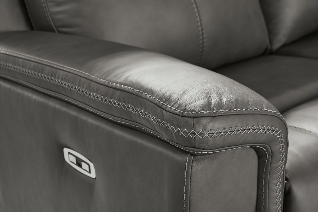 Bleckley Power Reclining Loveseat with Console - US Furniture & Mattress (Waterbury,CT)*
