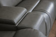5Z - Pittson Power Reclining Sectional Loveseat with Console - US Furniture & Mattress (Waterbury,CT)*