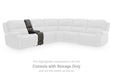5Z - Pittson Power Reclining Sectional Loveseat with Console - US Furniture & Mattress (Waterbury,CT)*
