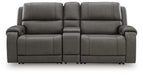 5Z - Pittson Power Reclining Sectional Loveseat with Console - US Furniture & Mattress (Waterbury,CT)*