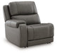 5Z - Pittson Power Reclining Sectional Loveseat with Console - US Furniture & Mattress (Waterbury,CT)*