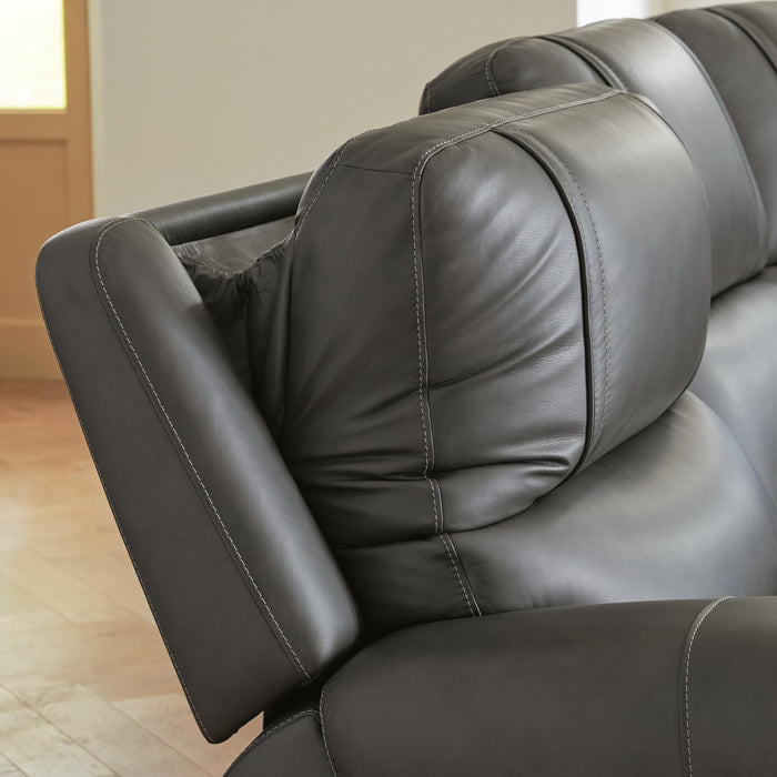 5Z - Pittson Power Sectional Reclining Sofa - US Furniture & Mattress (Waterbury,CT)*