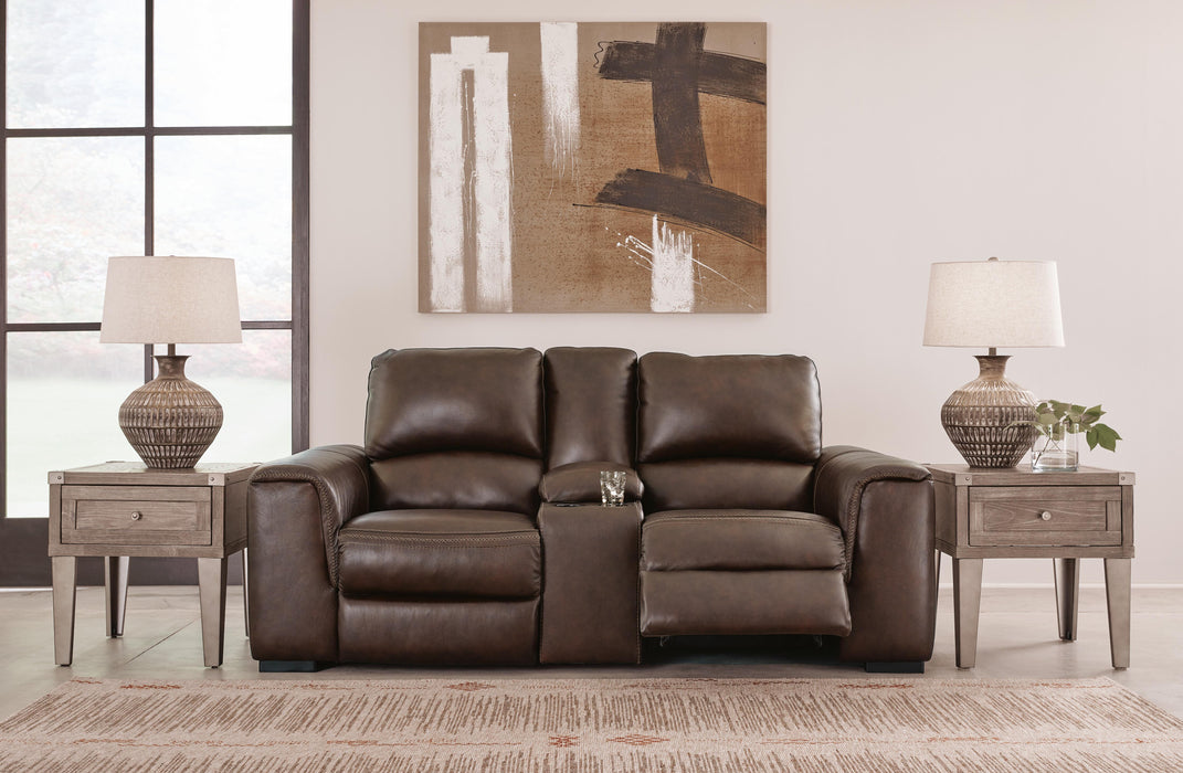 Alessandro Power Reclining Loveseat with Console - US Furniture & Mattress (Waterbury,CT)*