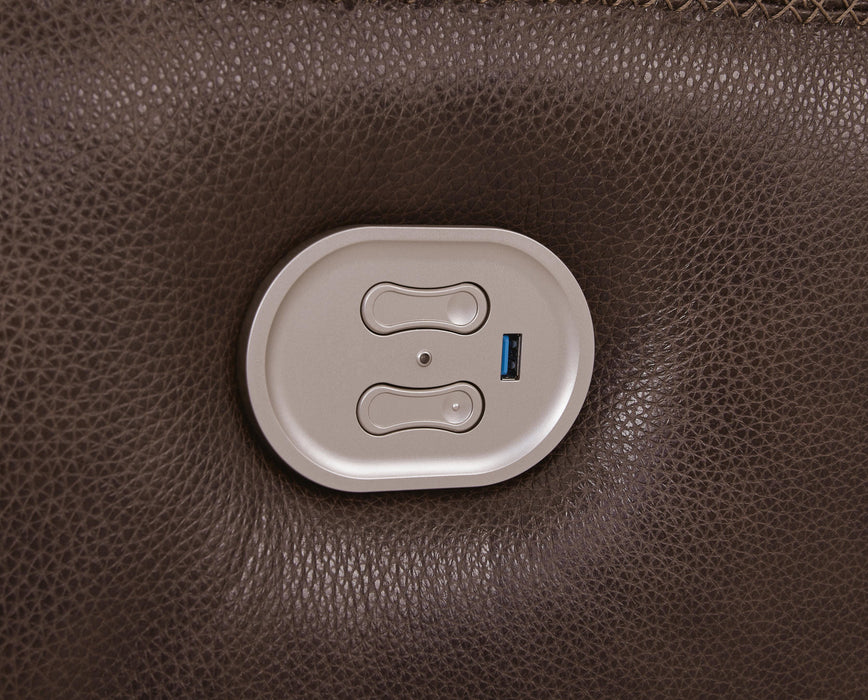 Alessandro Power Reclining Loveseat with Console - US Furniture & Mattress (Waterbury,CT)*