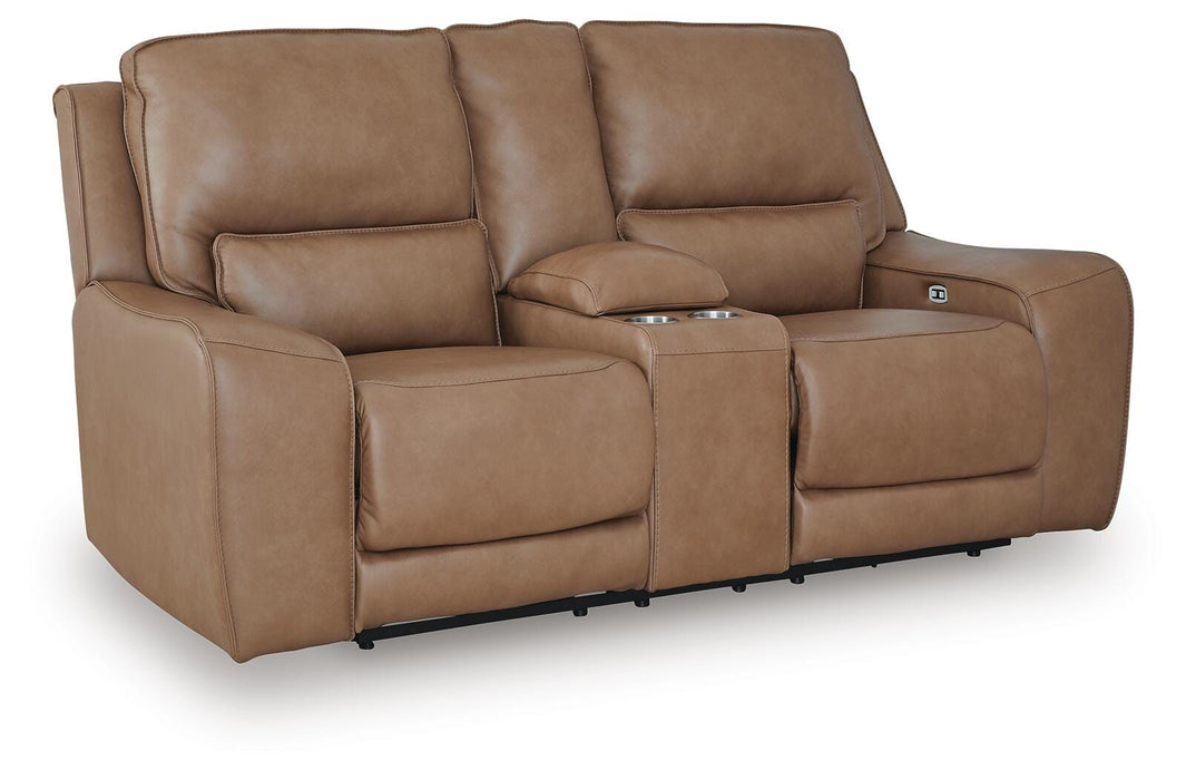 DeepWakes Power Reclining Loveseat with Console - US Furniture & Mattress (Waterbury,CT)*