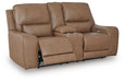 DeepWakes Power Reclining Loveseat with Console - US Furniture & Mattress (Waterbury,CT)*
