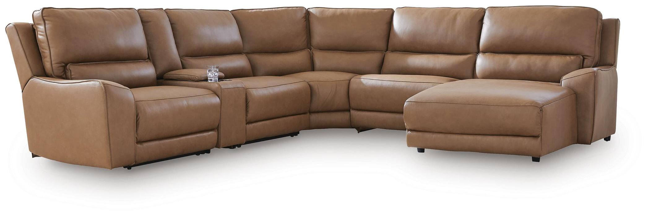 DeepWakes Power Reclining Sectional with Chaise - US Furniture & Mattress (Waterbury,CT)*