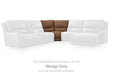 DeepWakes Power Reclining Sectional with Chaise - US Furniture & Mattress (Waterbury,CT)*