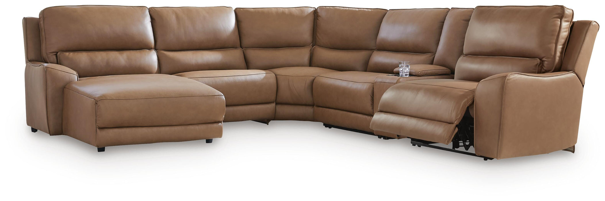 DeepWakes Power Reclining Sectional with Chaise - US Furniture & Mattress (Waterbury,CT)*