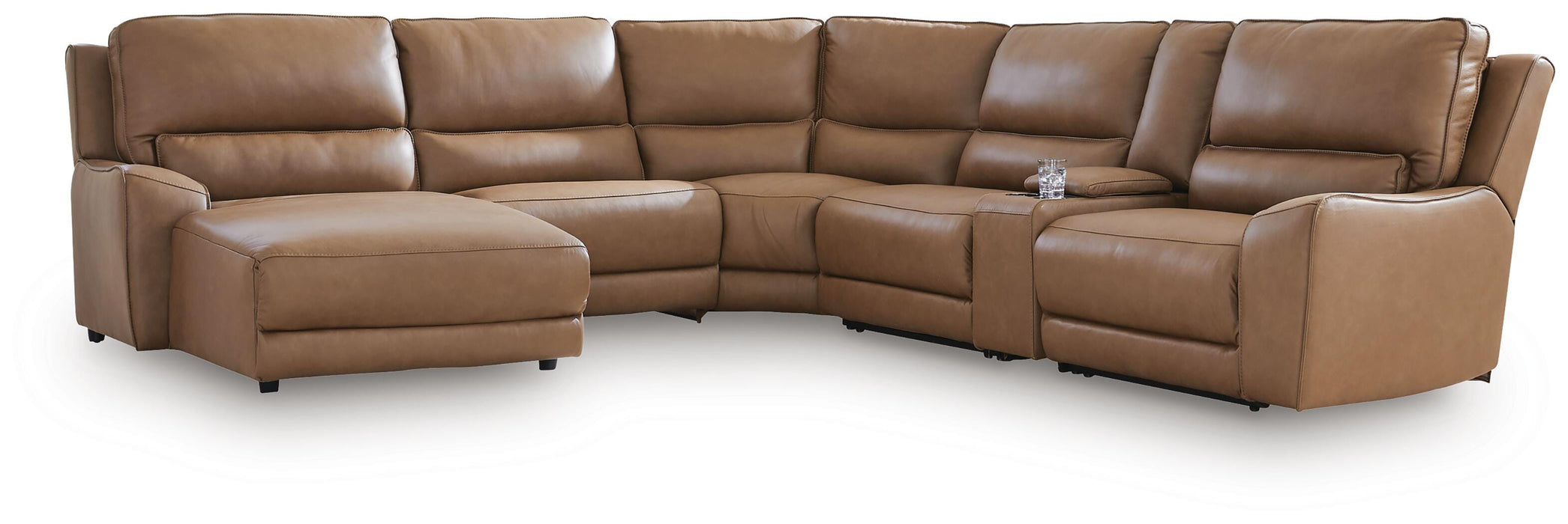 DeepWakes Power Reclining Sectional with Chaise - US Furniture & Mattress (Waterbury,CT)*
