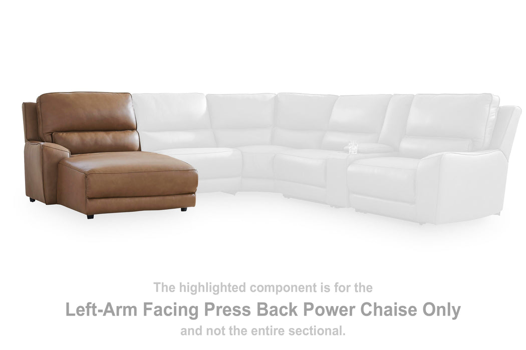 DeepWakes Power Reclining Sectional with Chaise - US Furniture & Mattress (Waterbury,CT)*