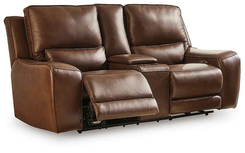 DeepWakes Power Reclining Loveseat with Console - US Furniture & Mattress (Waterbury,CT)*