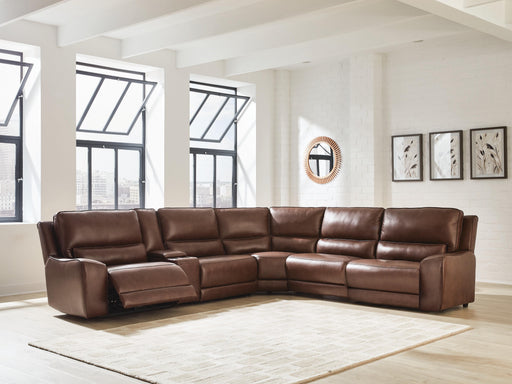 DeepWakes Reclining Sectional with Storage Console - US Furniture & Mattress (Waterbury,CT)*