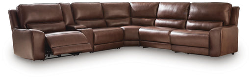 DeepWakes Reclining Sectional with Storage Console - US Furniture & Mattress (Waterbury,CT)*