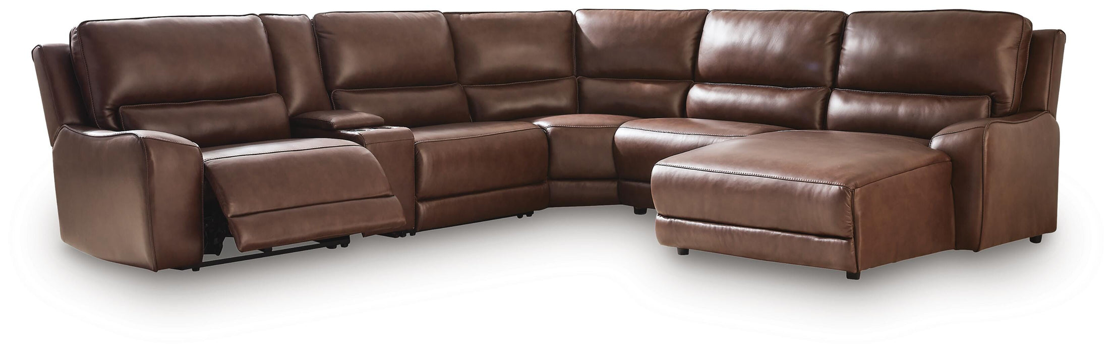 DeepWakes Power Reclining Sectional with Chaise - US Furniture & Mattress (Waterbury,CT)*