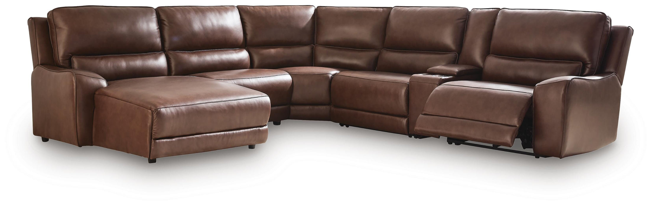 DeepWakes Power Reclining Sectional with Chaise - US Furniture & Mattress (Waterbury,CT)*