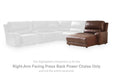 DeepWakes Power Reclining Sectional with Chaise - US Furniture & Mattress (Waterbury,CT)*