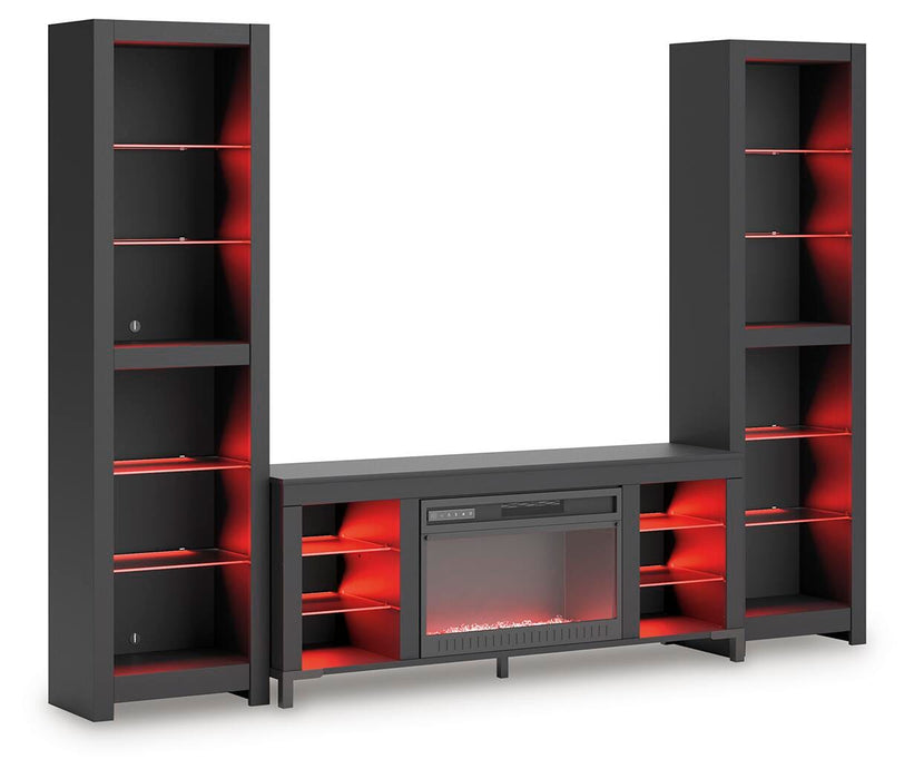 Cayberry Entertainment Center with Electric Fireplace - US Furniture & Mattress (Waterbury,CT)*