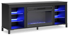 Cayberry 60" TV Stand with Electric Fireplace - US Furniture & Mattress (Waterbury,CT)*