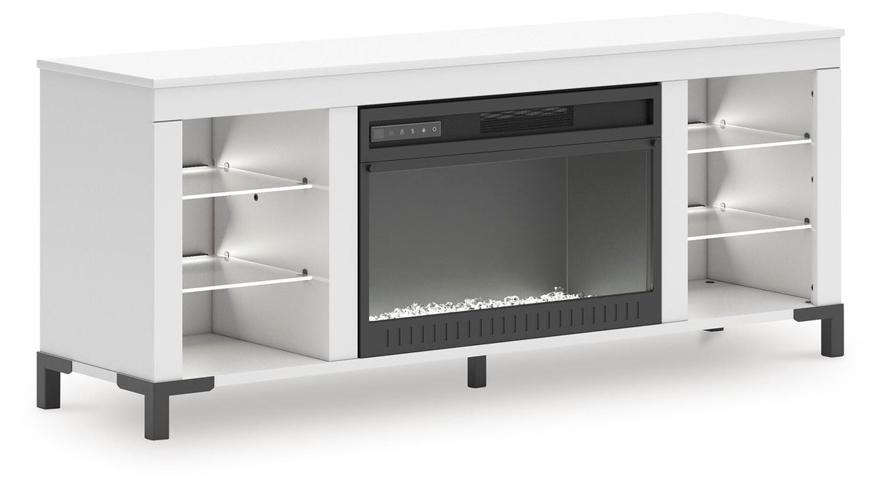 Brollevi 60" TV Stand with Electric Fireplace - US Furniture & Mattress (Waterbury,CT)*