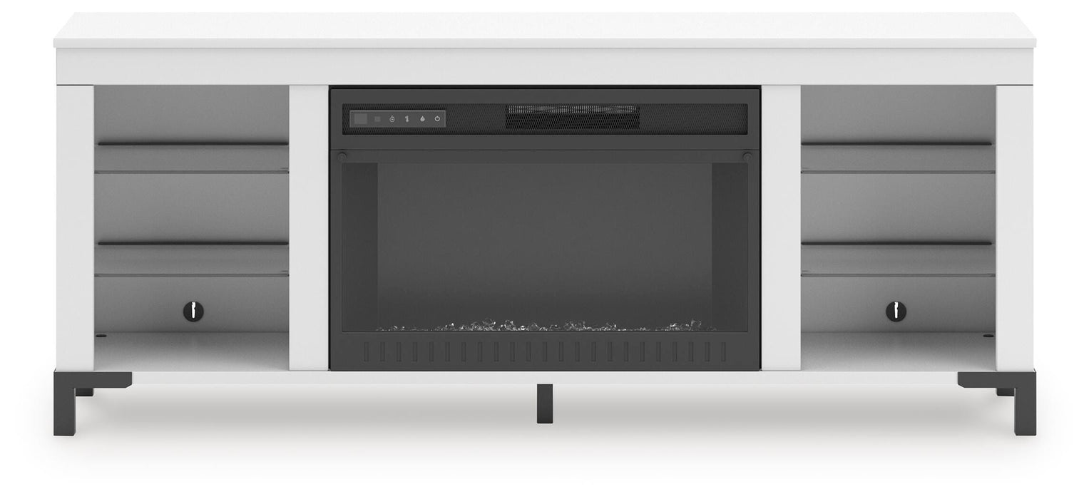 Brollevi 60" TV Stand with Electric Fireplace - US Furniture & Mattress (Waterbury,CT)*