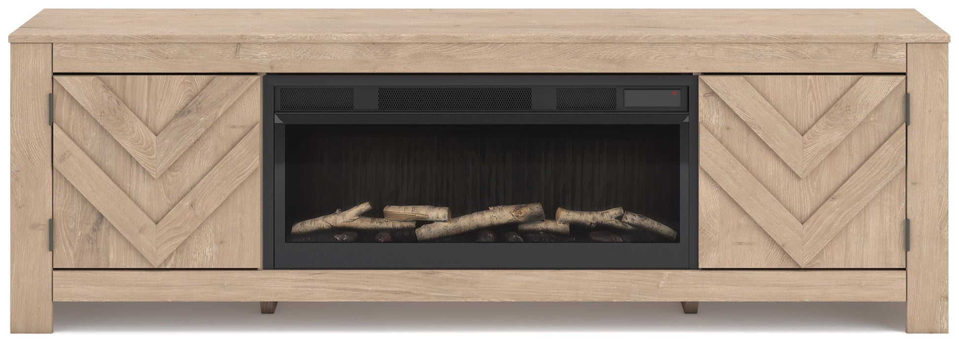 Cayboni 71" TV Stand with Electric Fireplace - US Furniture & Mattress (Waterbury,CT)*