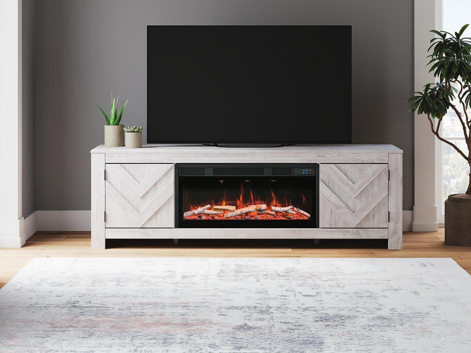 Cayboni 71" TV Stand with Electric Fireplace - US Furniture & Mattress (Waterbury,CT)*