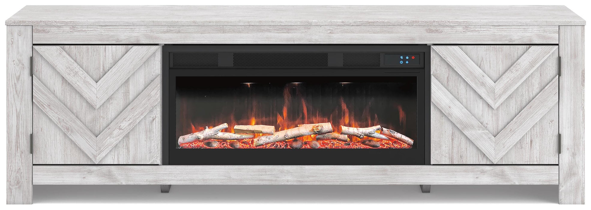 Cayboni 71" TV Stand with Electric Fireplace - US Furniture & Mattress (Waterbury,CT)*
